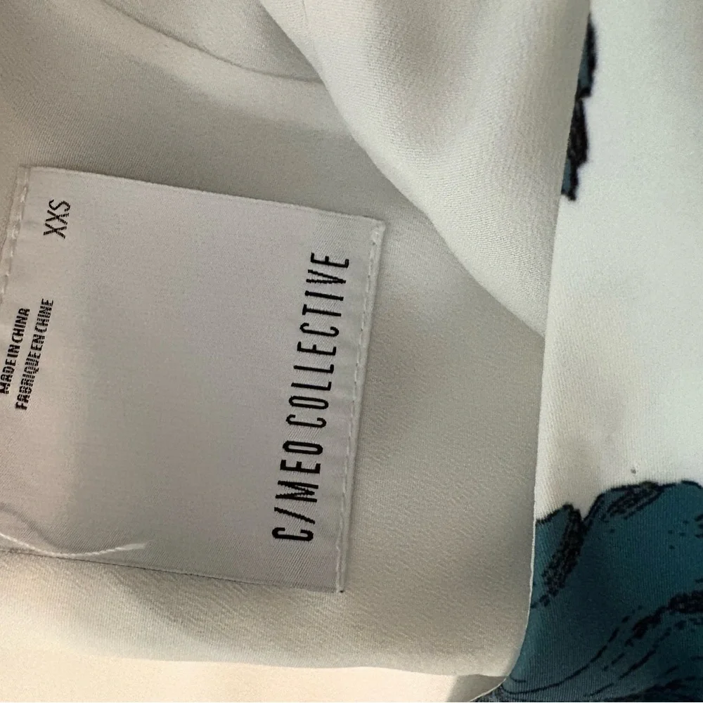 C/MEO Collective deep Green  and Cream Floral Maxi Dress - Picture 10 of 10